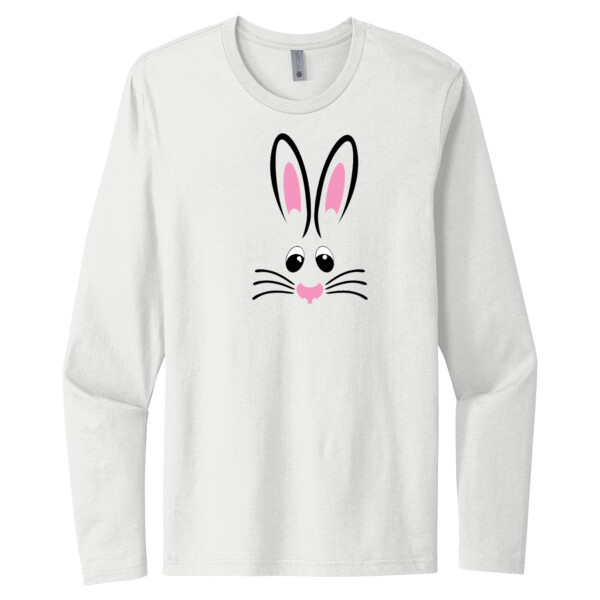 Bunny Face - Unisex Premium Cotton Long Sleeve T-Shirt Thumbnail