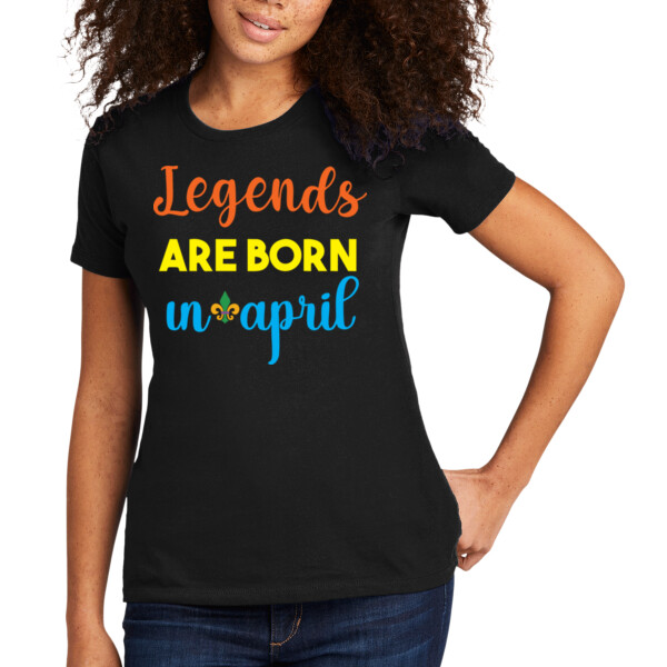 April Legends - Women's Premium Cotton T-Shirt Thumbnail