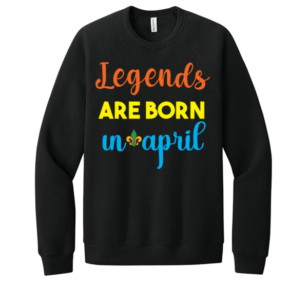 April Legends - Unisex Premium Fleece Crew Sweatshirt Thumbnail