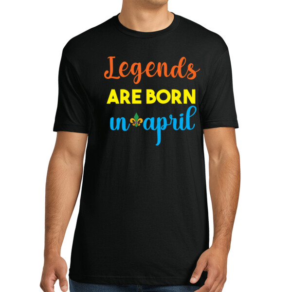 April Legends - Unisex Premium Cotton T-Shirt Thumbnail