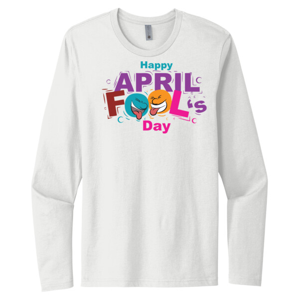 Happy laugh - Unisex Premium Cotton Long Sleeve T-Shirt Thumbnail