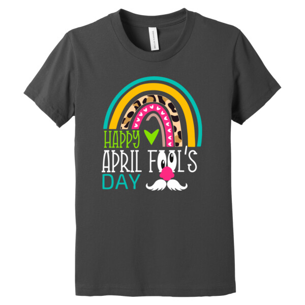 April Fools Rainbow - Youth Premium Cotton T-Shirt Thumbnail