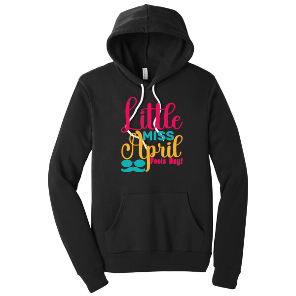 Little Ms April - Unisex Premium Fleece Pullover Hoodie Thumbnail