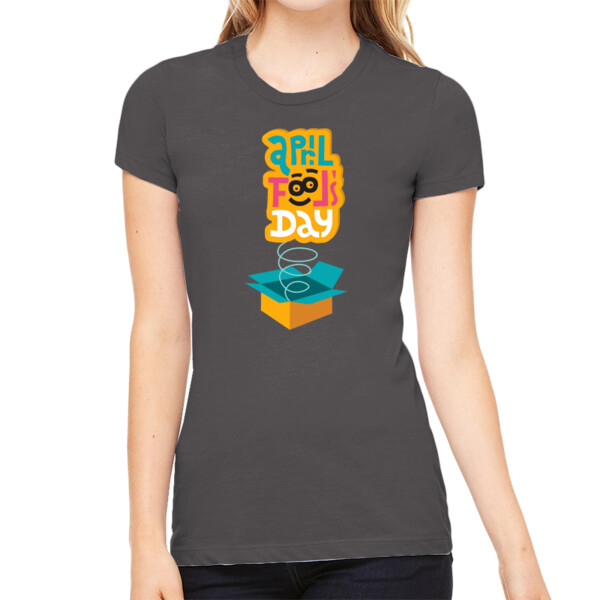 April Fools Day 4 - Women's Premium Cotton Slim Fit T-Shirt Thumbnail
