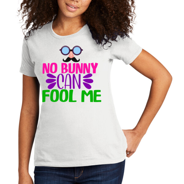 No Bunny Can Fool Me - Women's Premium Cotton T-Shirt Thumbnail