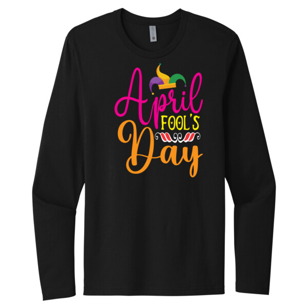 April Fools Day 2 - Unisex Premium Cotton Long Sleeve T-Shirt Thumbnail