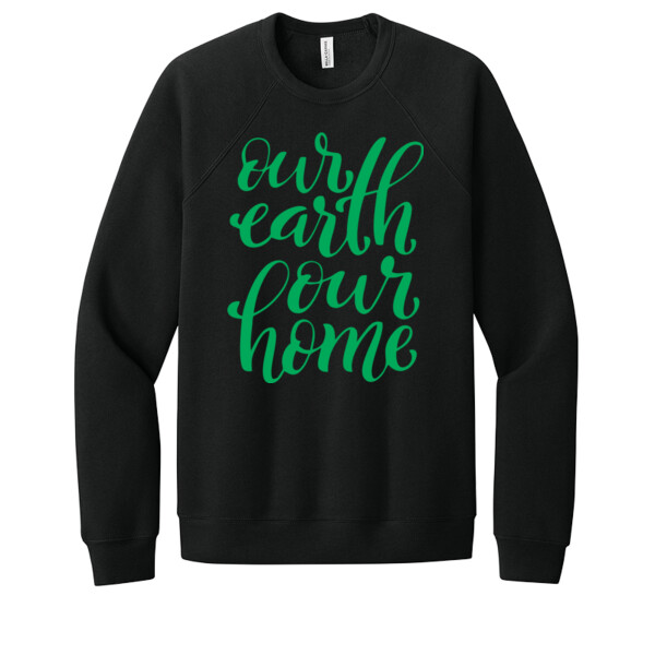 Our Earth Our Home - Unisex Premium Fleece Crew Sweatshirt Thumbnail