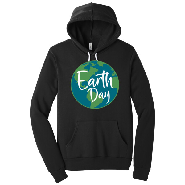Earth Day / White 3 - Unisex Premium Fleece Pullover Hoodie Thumbnail