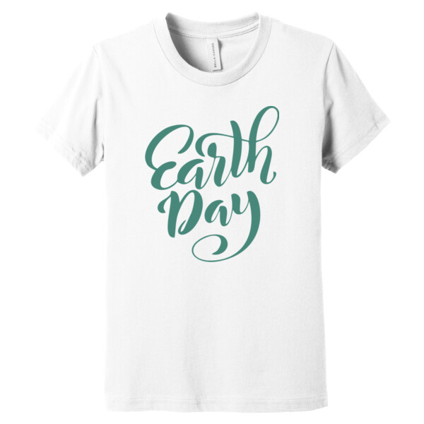 Earth Day Green - Youth Premium Cotton T-Shirt Thumbnail