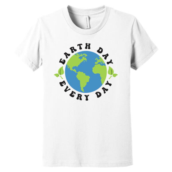 Earth Day / Black 2 - Youth Premium Cotton T-Shirt Thumbnail