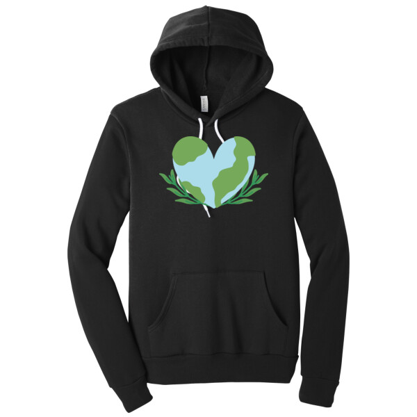 Earth Heart - Unisex Premium Fleece Pullover Hoodie Thumbnail