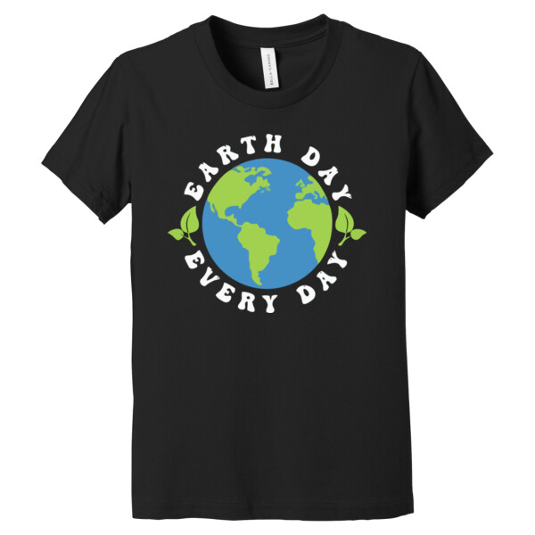 Earth Day / White 2 - Youth Premium Cotton T-Shirt Thumbnail