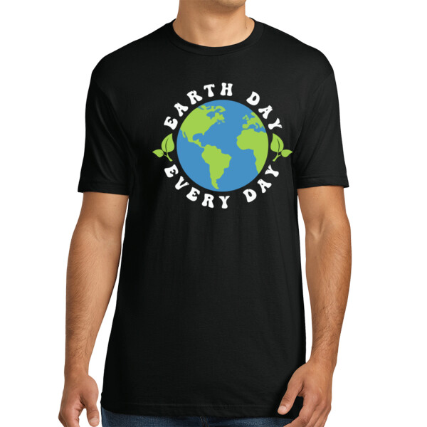 Earth Day / White 2 - Unisex Premium Cotton T-Shirt Thumbnail
