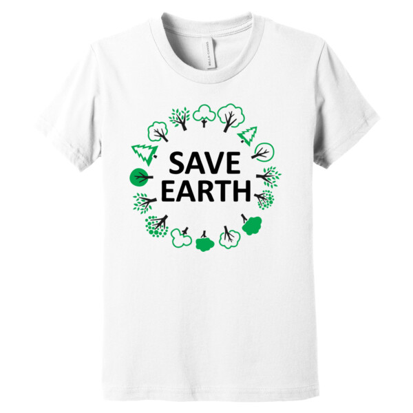 Save Earth - Youth Premium Cotton T-Shirt Thumbnail