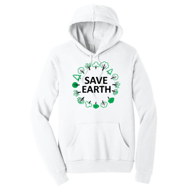Save Earth - Unisex Premium Fleece Pullover Hoodie Thumbnail