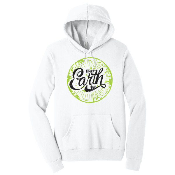 Earth Day / Black Distressed - Unisex Premium Fleece Pullover Hoodie Thumbnail