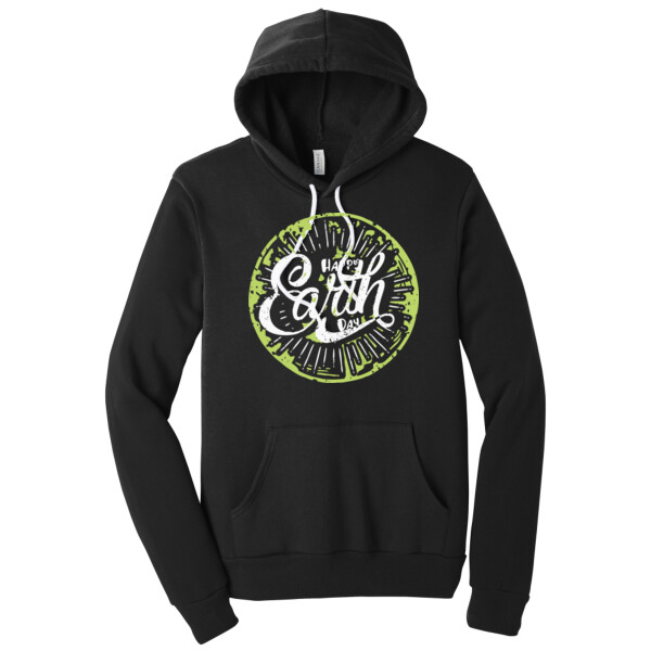 Earth Day / White Distressed - Unisex Premium Fleece Pullover Hoodie Thumbnail