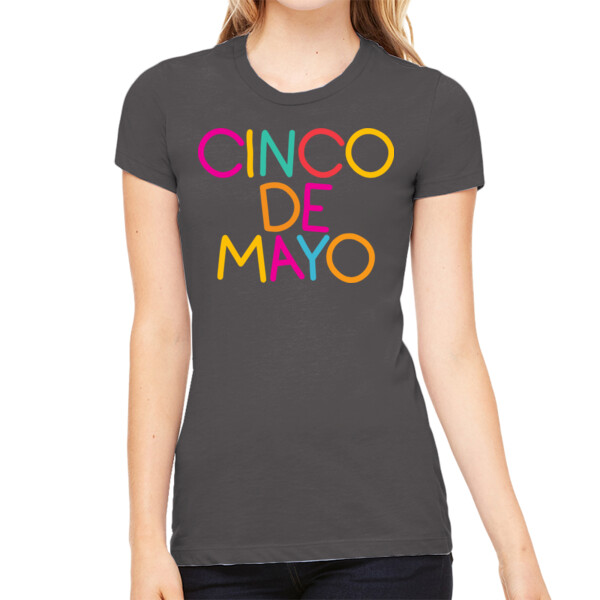 Cinco De Mayo - Women's Premium Cotton Slim Fit T-Shirt Thumbnail