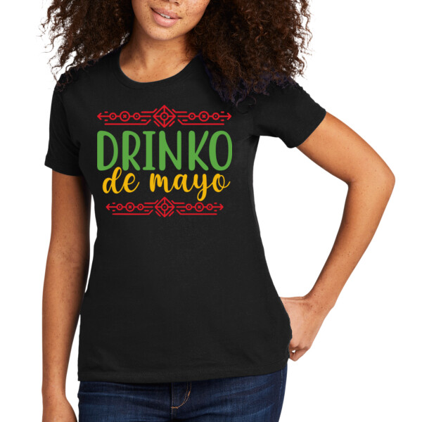 Drinko De Mayo - Women's Premium Cotton T-Shirt Thumbnail