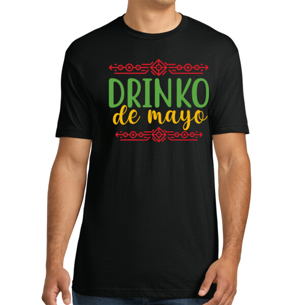 Drinko De Mayo - Unisex Premium Cotton T-Shirt Thumbnail