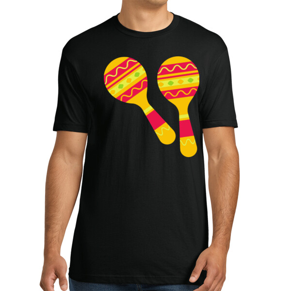 Maracas 2 - Unisex Premium Cotton T-Shirt Thumbnail