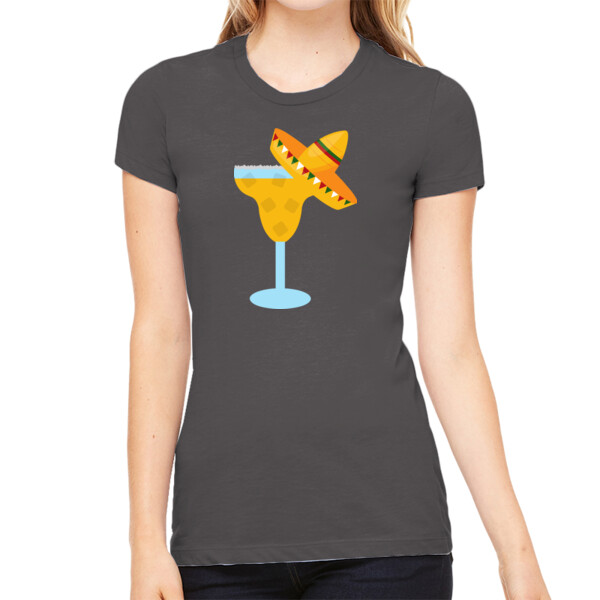 Cool Drink - Women's Premium Cotton Slim Fit T-Shirt Thumbnail