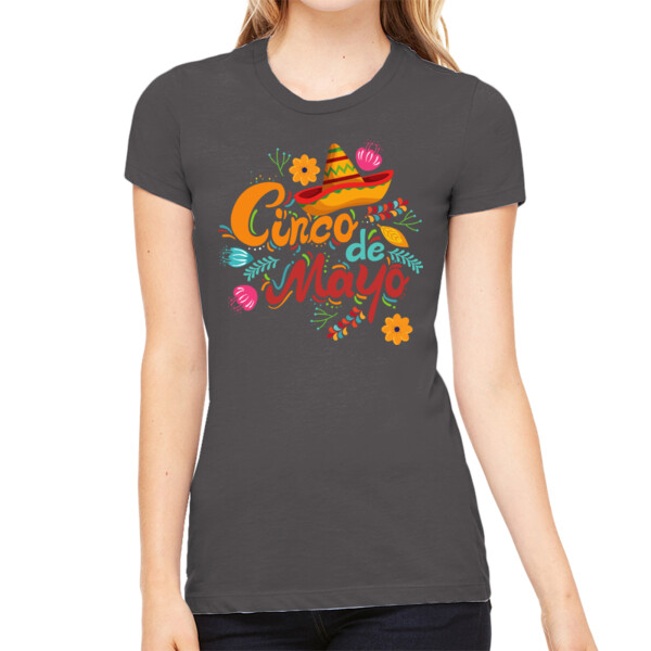 Cinco De Mayo 7 - Women's Premium Cotton Slim Fit T-Shirt Thumbnail