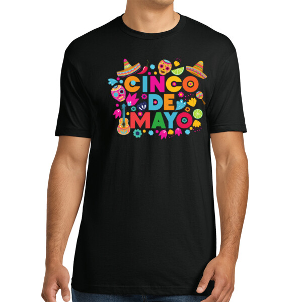 Cinco De Mayo 3 - Unisex Premium Cotton T-Shirt Thumbnail
