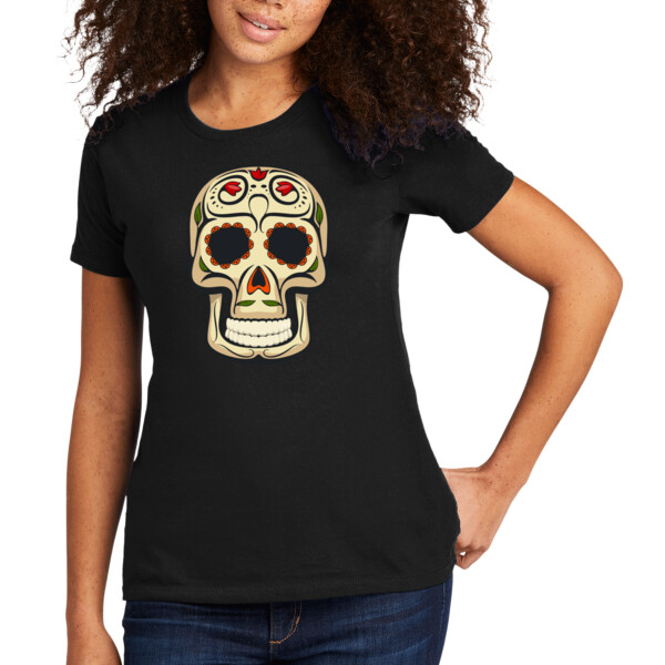 Skull  - Women's Premium Cotton T-Shirt Thumbnail