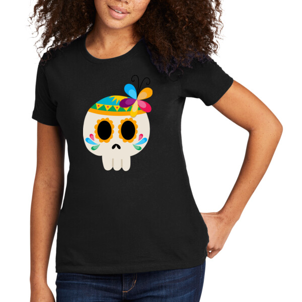 Skull 3 - Women's Premium Cotton T-Shirt Thumbnail