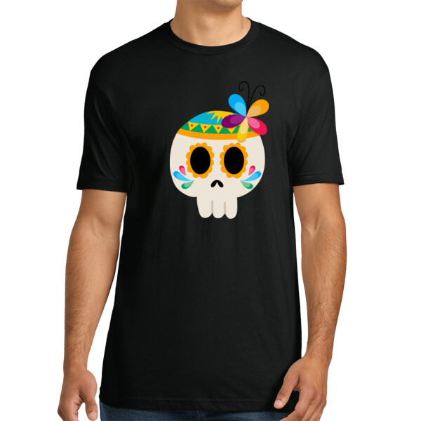 Skull 3 - Unisex Premium Cotton T-Shirt Thumbnail