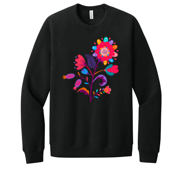 Flowers 2 - Unisex Premium Fleece Crew Sweatshirt Thumbnail