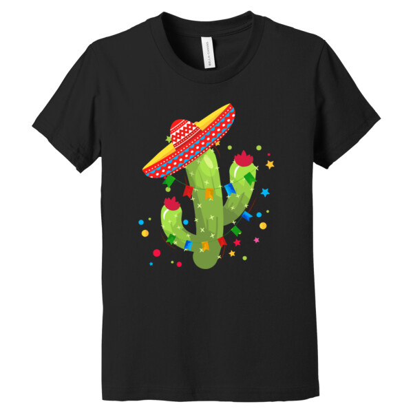 Cactus Hat - Youth Premium Cotton T-Shirt Thumbnail