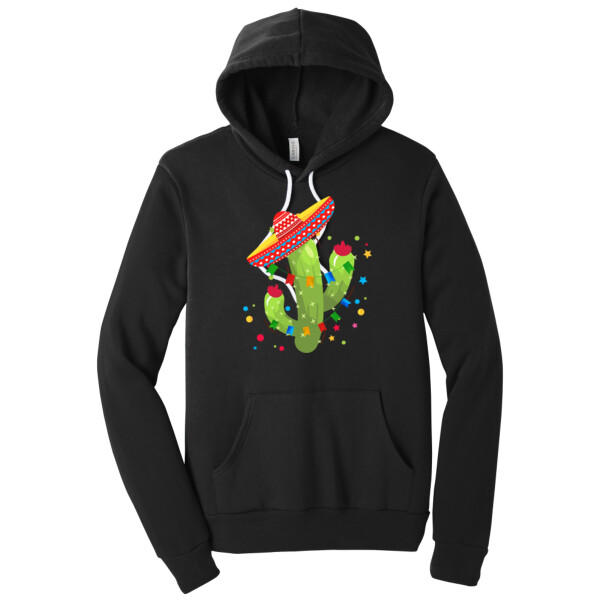 Cactus Hat - Unisex Premium Fleece Pullover Hoodie Thumbnail