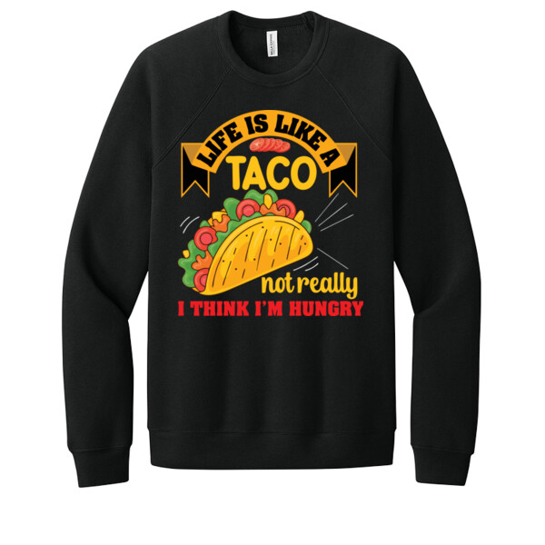 Taco Life - Unisex Premium Fleece Crew Sweatshirt Thumbnail