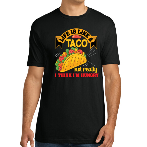 Taco Life - Unisex Premium Cotton T-Shirt Thumbnail