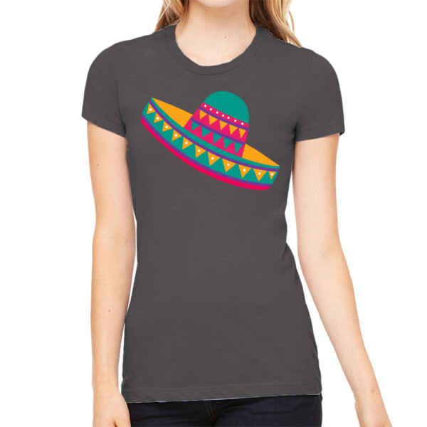 Hat - Women's Premium Cotton Slim Fit T-Shirt Thumbnail