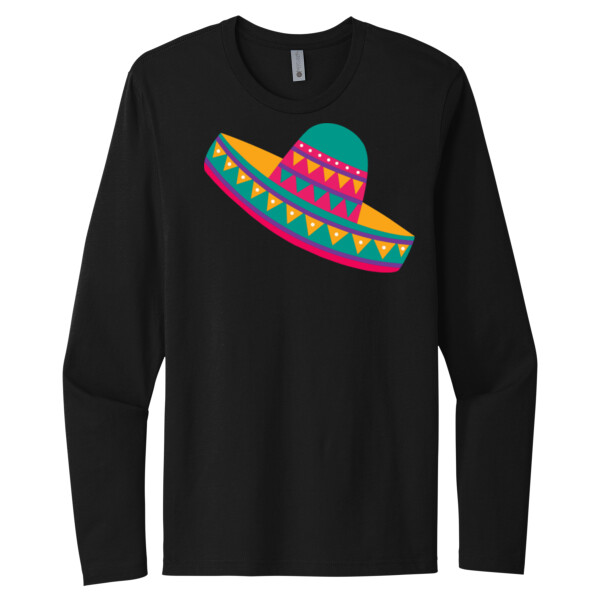 Hat - Unisex Premium Cotton Long Sleeve T-Shirt Thumbnail
