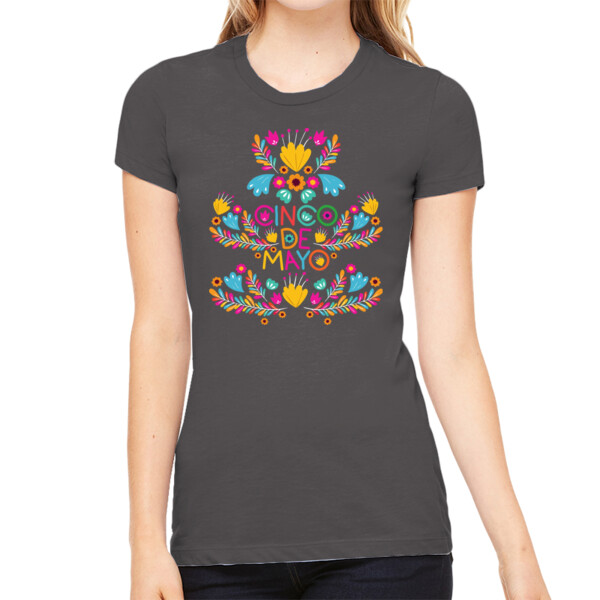 Cinco De Mayo 4 - Women's Premium Cotton Slim Fit T-Shirt Thumbnail