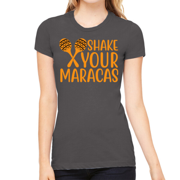 Shake Your Maracas - Women's Premium Cotton Slim Fit T-Shirt Thumbnail