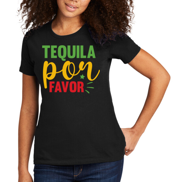 Tequila Por Favor - Women's Premium Cotton T-Shirt Thumbnail