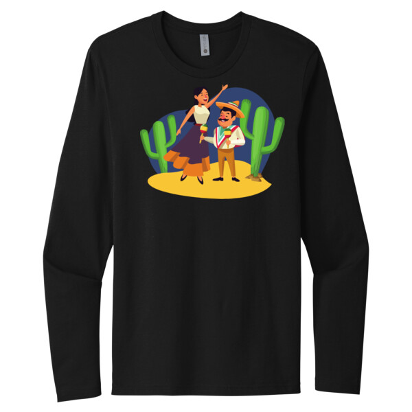 Dance - Unisex Premium Cotton Long Sleeve T-Shirt Thumbnail