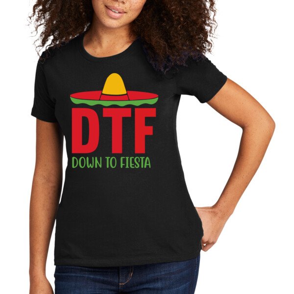 Down to Fiesta - Women's Premium Cotton T-Shirt Thumbnail