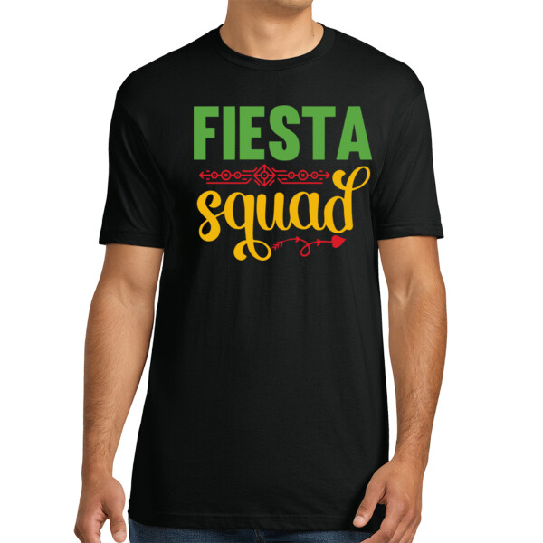Fiesta Squad - Unisex Premium Cotton T-Shirt Thumbnail