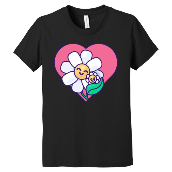 Flower Mom - Youth Premium Cotton T-Shirt Thumbnail