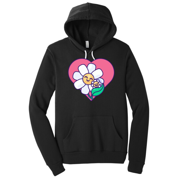 Flower Mom - Unisex Premium Fleece Pullover Hoodie Thumbnail