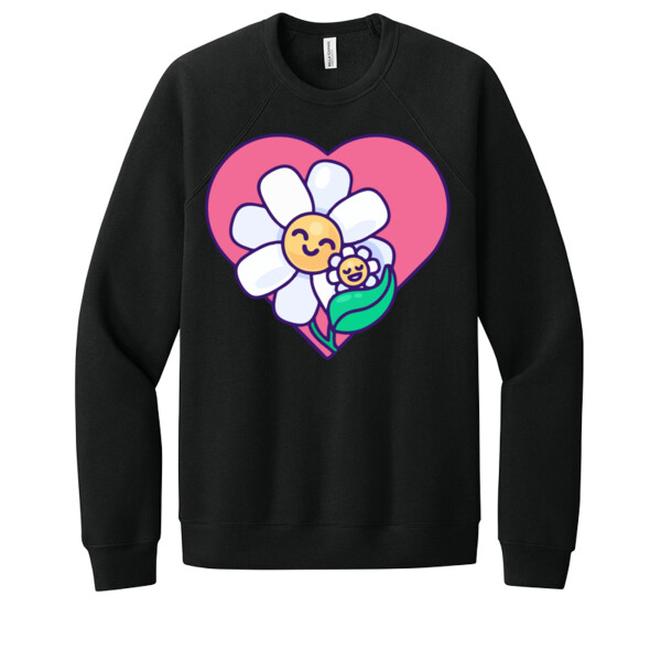 Flower Mom - Unisex Premium Fleece Crew Sweatshirt Thumbnail