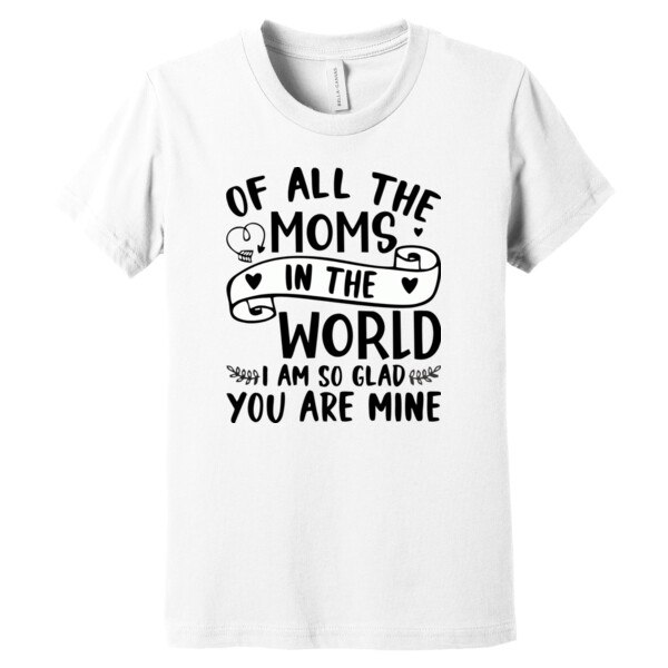 Mom's in the World - Youth Premium Cotton T-Shirt Thumbnail