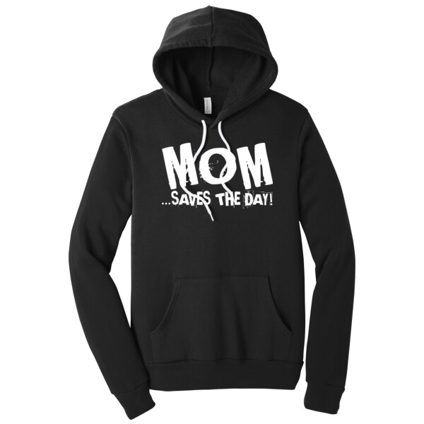 Mom Saves The Day - Unisex Premium Fleece Pullover Hoodie Thumbnail