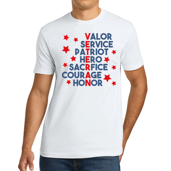 Veteran - Unisex Premium Cotton T-Shirt Thumbnail